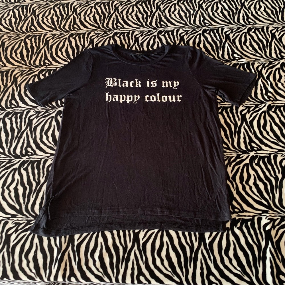 🔥3/$20🔥 Black is My Happy Colour Tee